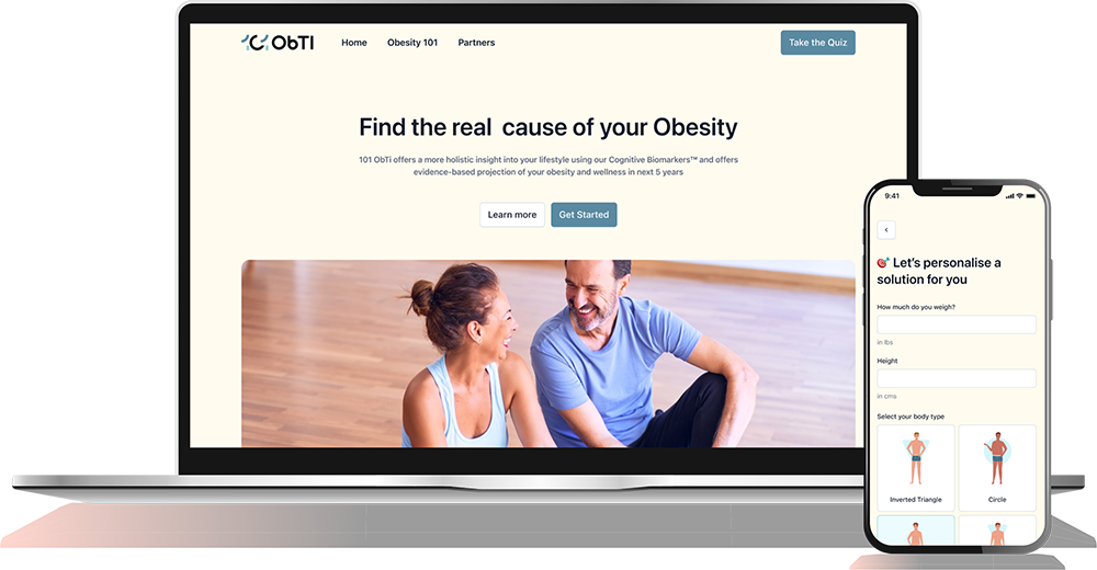 101 ObTI assessment report displayed on desktop and mobile devices